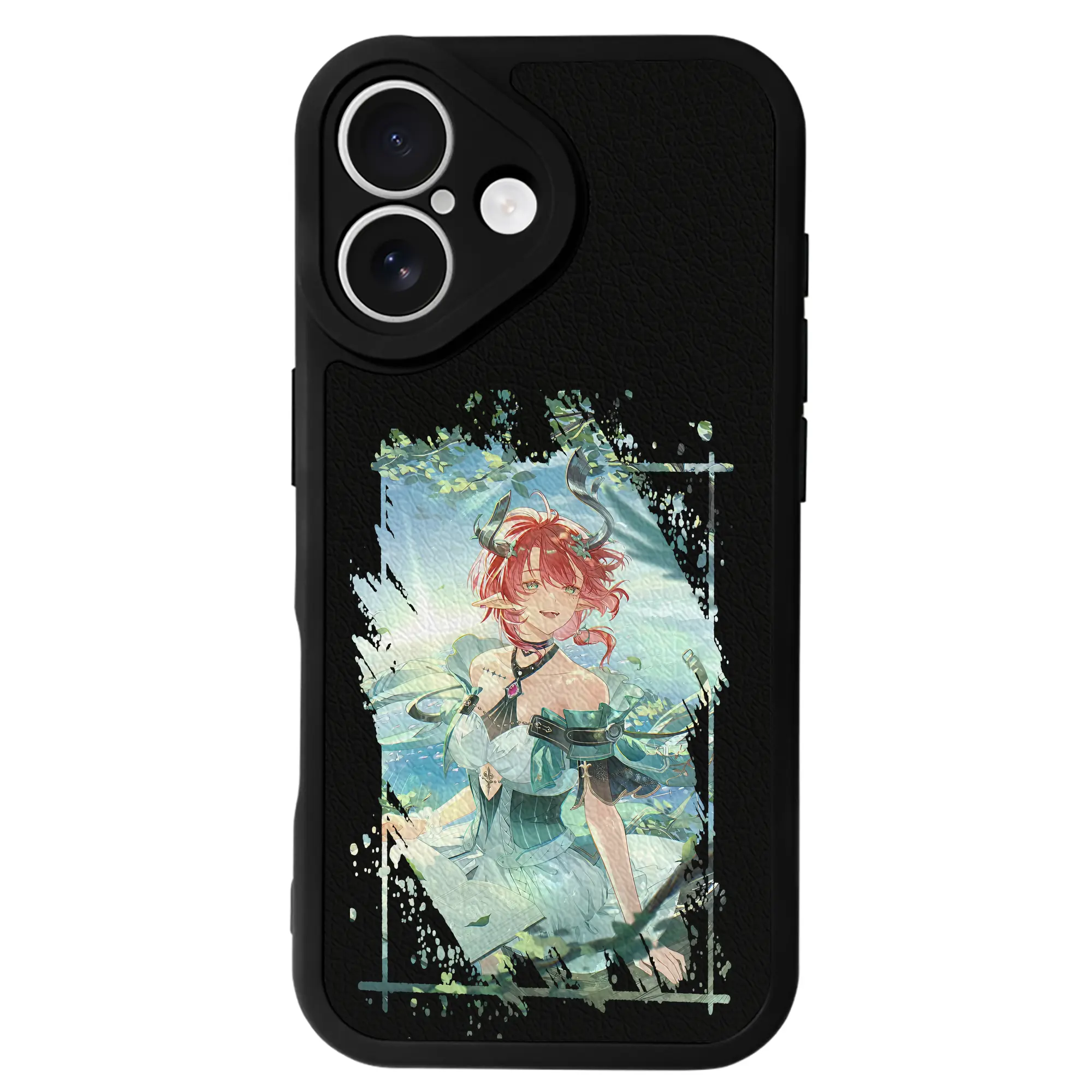 鳴潮 グッズ シャコンヌ - IPhone 16シリーズ対応 ・ シリコンスマホケース ・ レザー調 ・ 高精度フィット ・ 耐衝撃 ・ ワイヤレス充電対応 ・ 精密カット